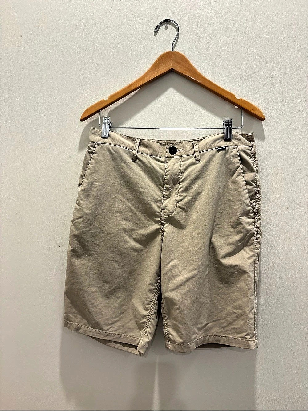 Hurley Phantom Walk Shorts Men's Waist 31 Beige
